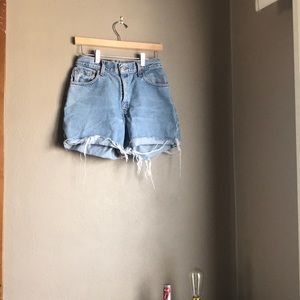 Vintage Levi’s cutoff shorts